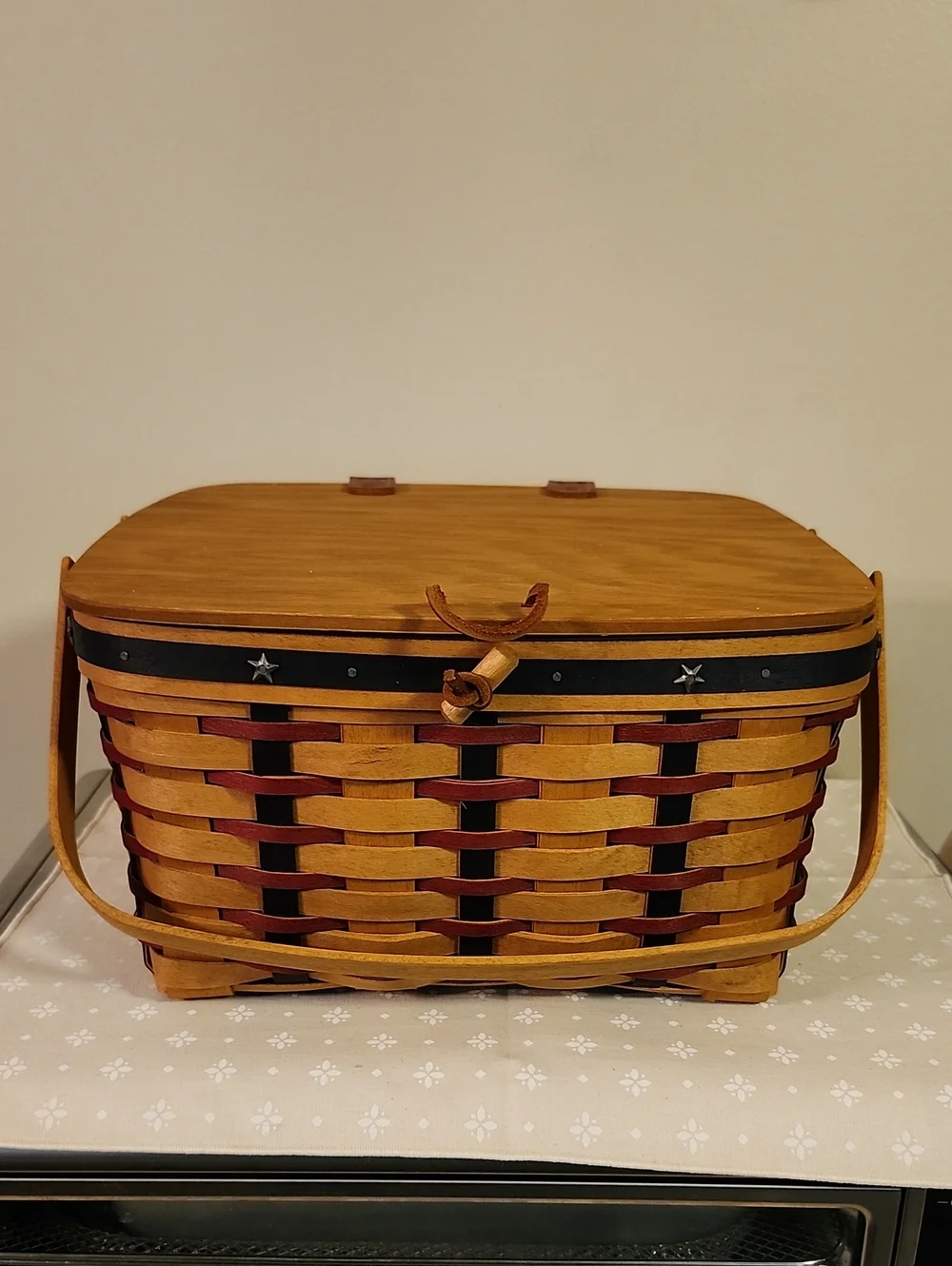 Longaberger Proudly American Picnic Basket